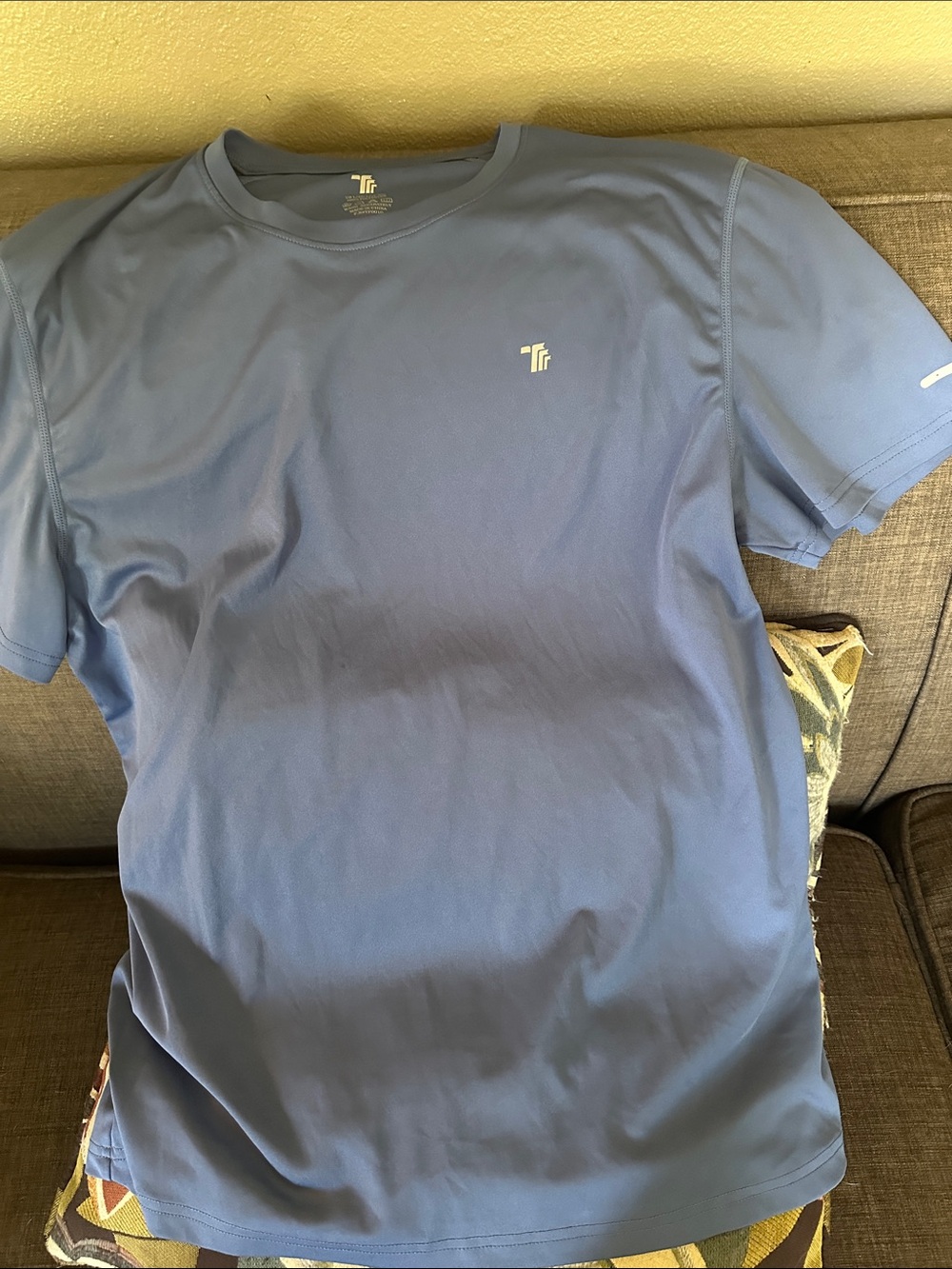 Men's Blue Performance Tee